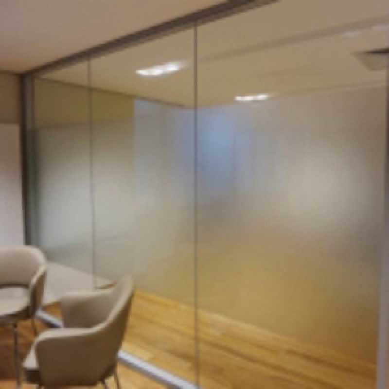 Divisória Vidro Ambiente Corporativo Ipanema - Divisória de Vidro para Ambiente de Escritório