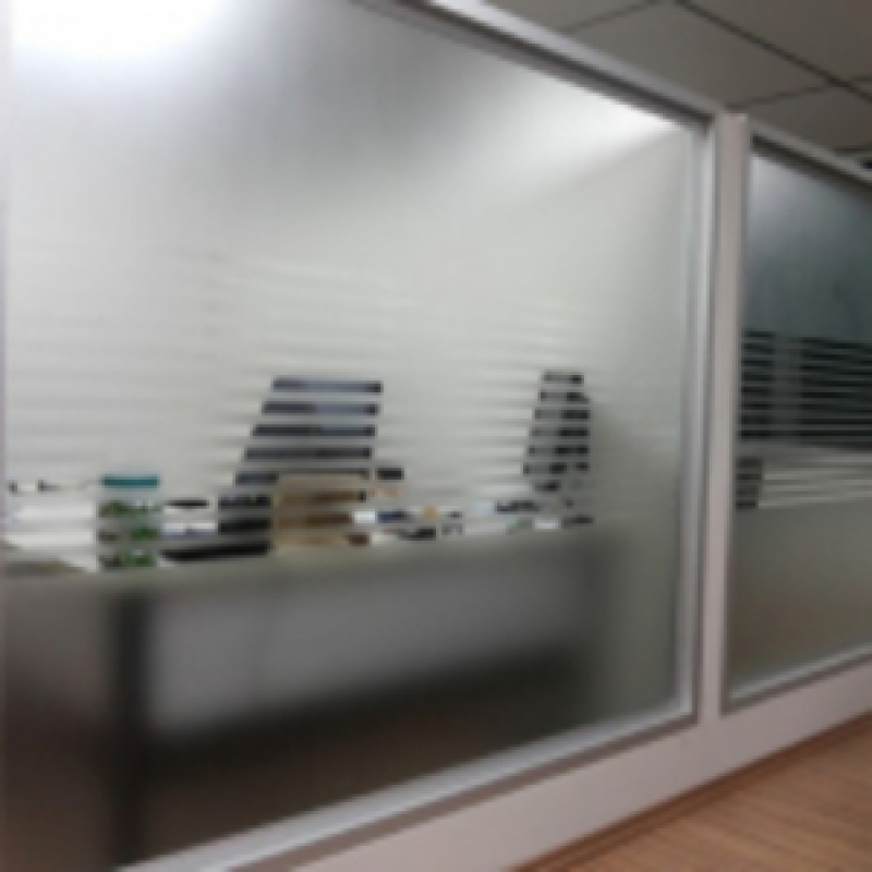 Fábrica de Divisória Vidro único Guará - Divisória de Vidro para Ambiente de Escritório